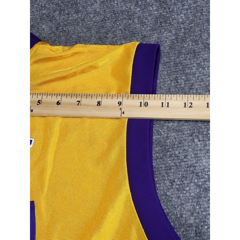 NBA Kobe Bryant #24 LA Lakers Jersey Gold Purple Men's XL 2-Sided Basketball - Picture 12 of 12